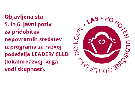 Objavljena 5. in 6. javna poziva LAS