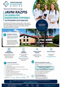 Razpis za kadrovske štipendije